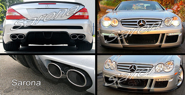 Custom Mercedes SL Body Kit  Convertible (2003 - 2008) - $2900.00 (Part #MB-119-KT)